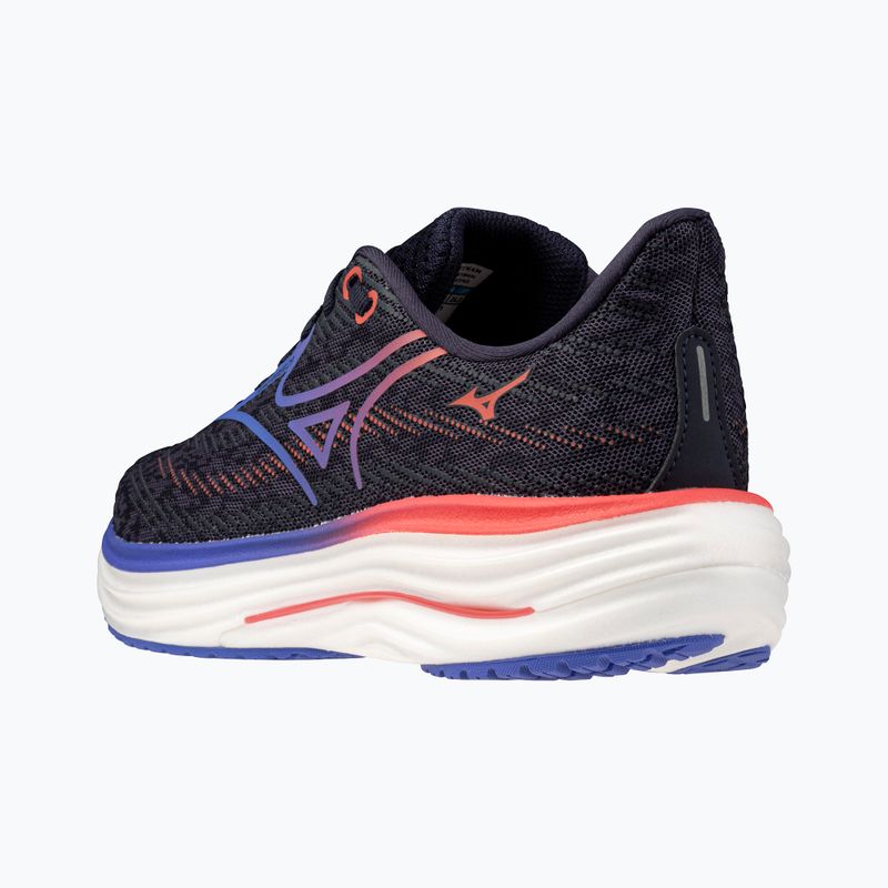 Moteriški bėgimo batai Mizuno Wave Rider 29 odyssey gray/iris bloom/calypsocoral 11