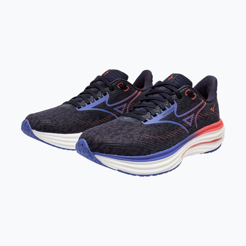 Moteriški bėgimo batai Mizuno Wave Rider 29 odyssey gray/iris bloom/calypsocoral 15