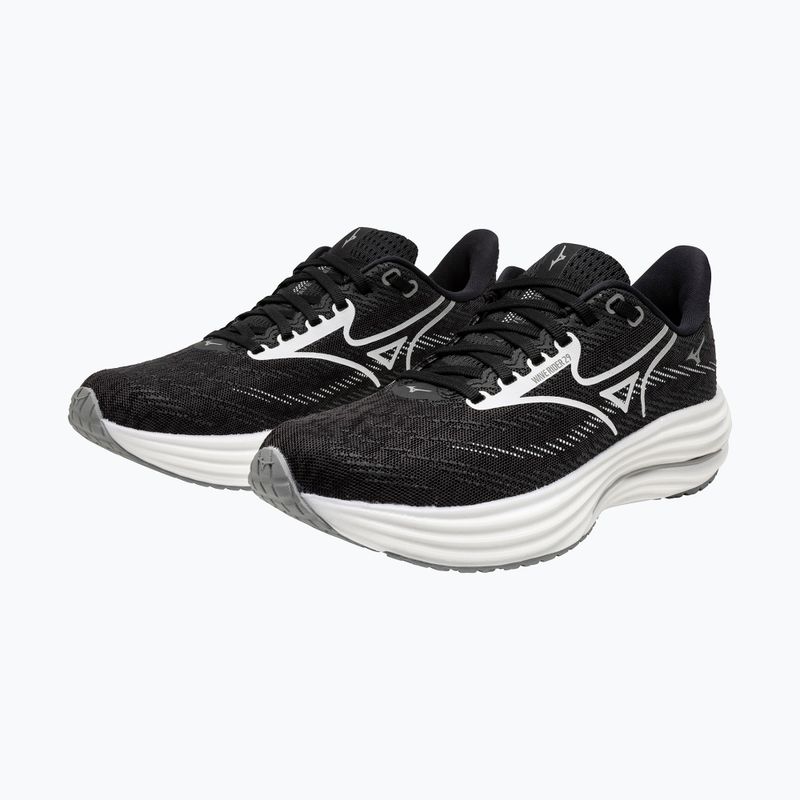 Moteriški bėgimo batai Mizuno Wave Rider 29 black sand/white/black 8