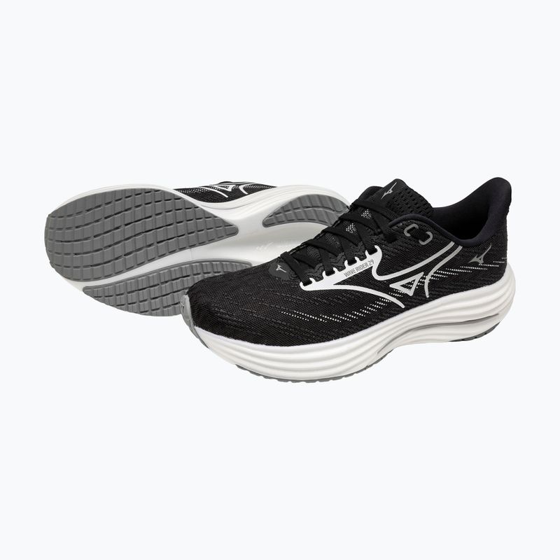 Moteriški bėgimo batai Mizuno Wave Rider 29 black sand/white/black 9