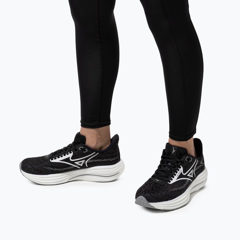 Moteriški bėgimo batai Mizuno Wave Rider 29 black sand/white/black 10