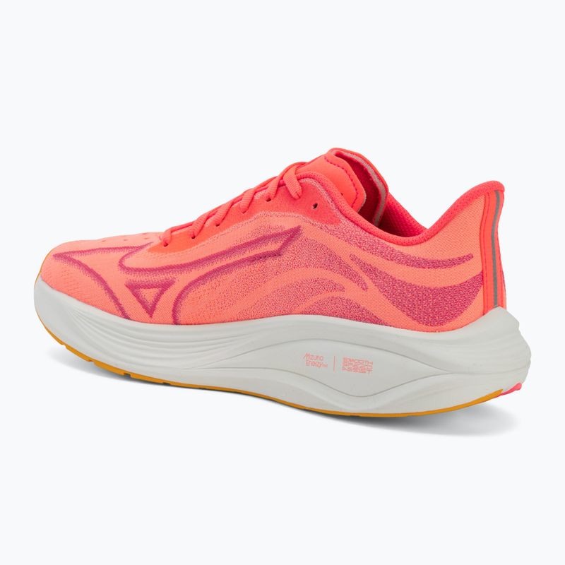 Moteriški bėgimo batai Mizuno Neo Cosmo striking coral/snow white/citrus 3