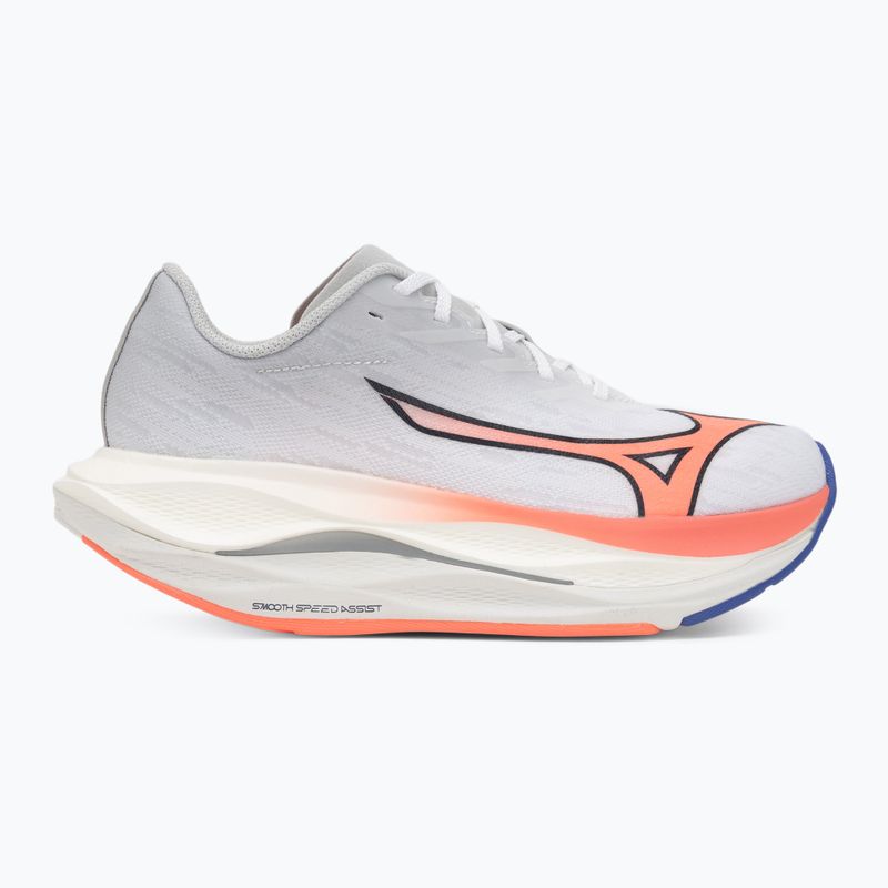 Moteriški bėgimo bateliai Mizuno Wave Rebellion Flash 3 white/striking coral/iris bloom 2