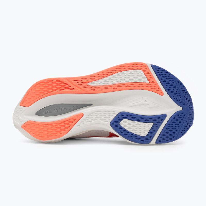 Moteriški bėgimo bateliai Mizuno Wave Rebellion Flash 3 white/striking coral/iris bloom 4