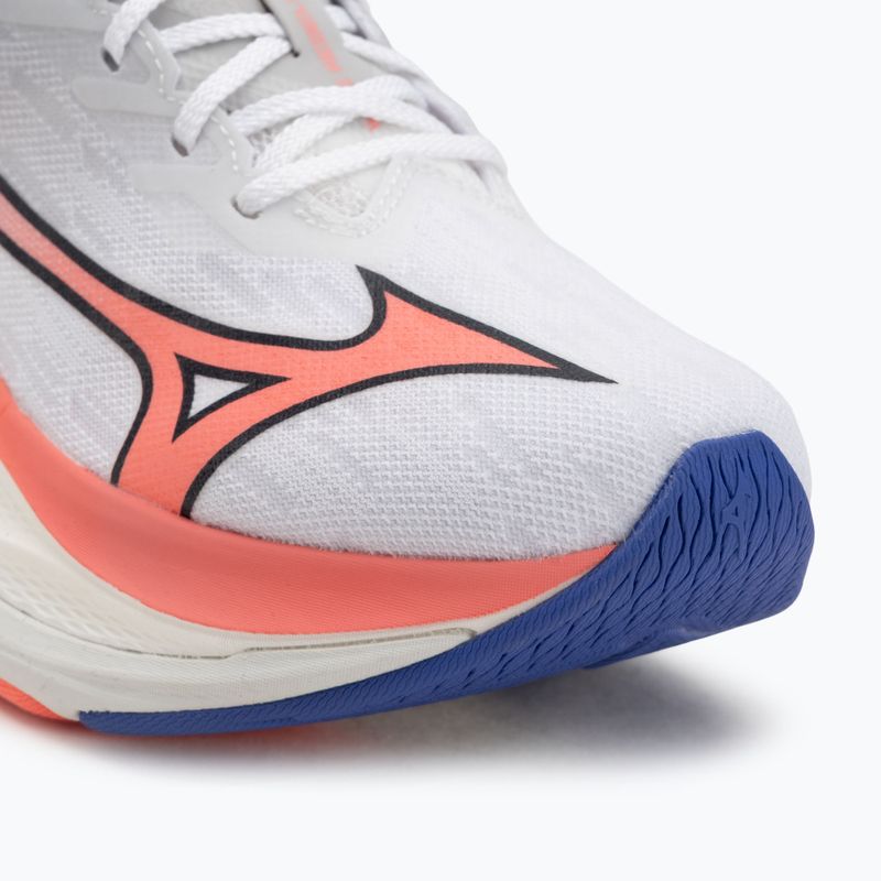 Moteriški bėgimo batai Mizuno Wave Rebellion Flash 3 white/striking coral/iris bloom 7