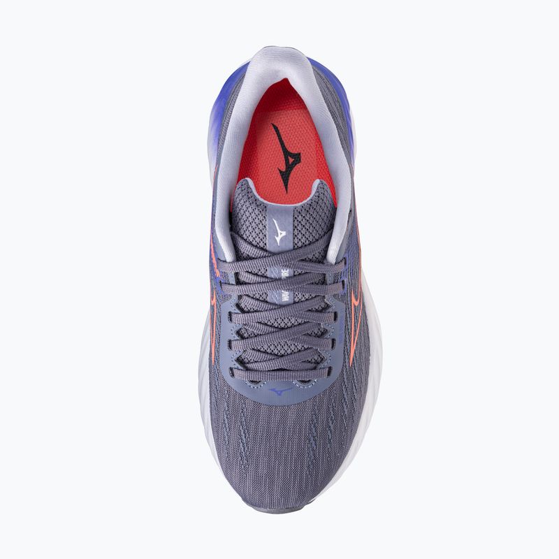 Moteriški bėgimo batai Mizuno Wave Inspire 21 blue granite/striking coral/irisbloom 6