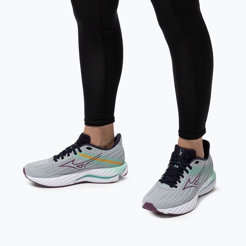 Moteriški bėgimo batai Mizuno Wave Inspire 21 pearl blue/dark purple/ice green 10