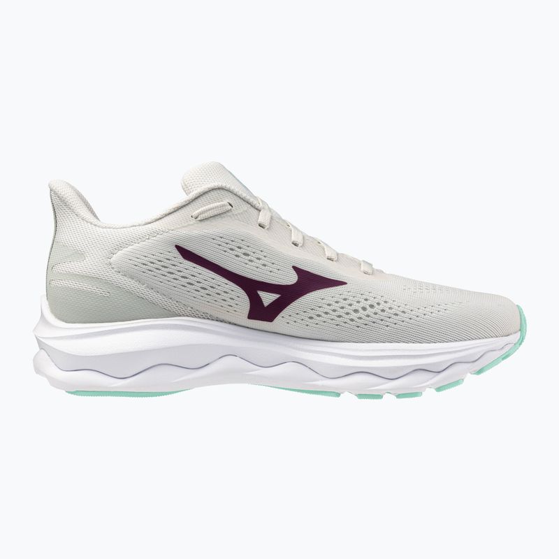 Moteriški bėgimo bateliai Mizuno Wave Serene 2 snow white/dark purple/ice green 9