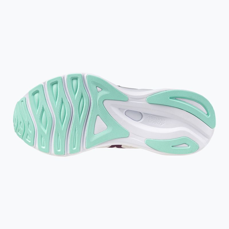 Moteriški bėgimo bateliai Mizuno Wave Serene 2 snow white/dark purple/ice green 11