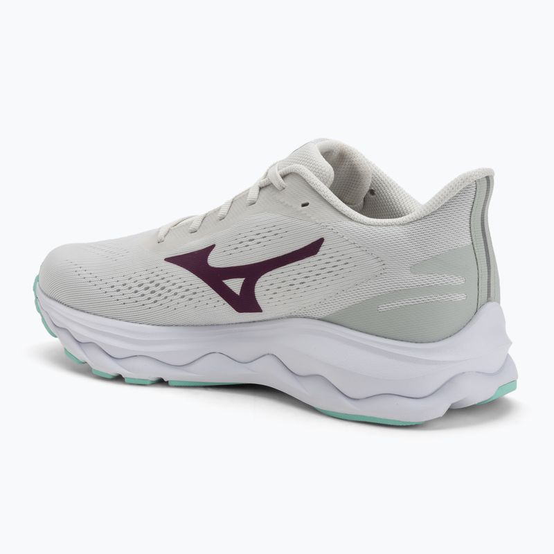 Moteriški bėgimo bateliai Mizuno Wave Serene 2 snow white/dark purple/ice green 3