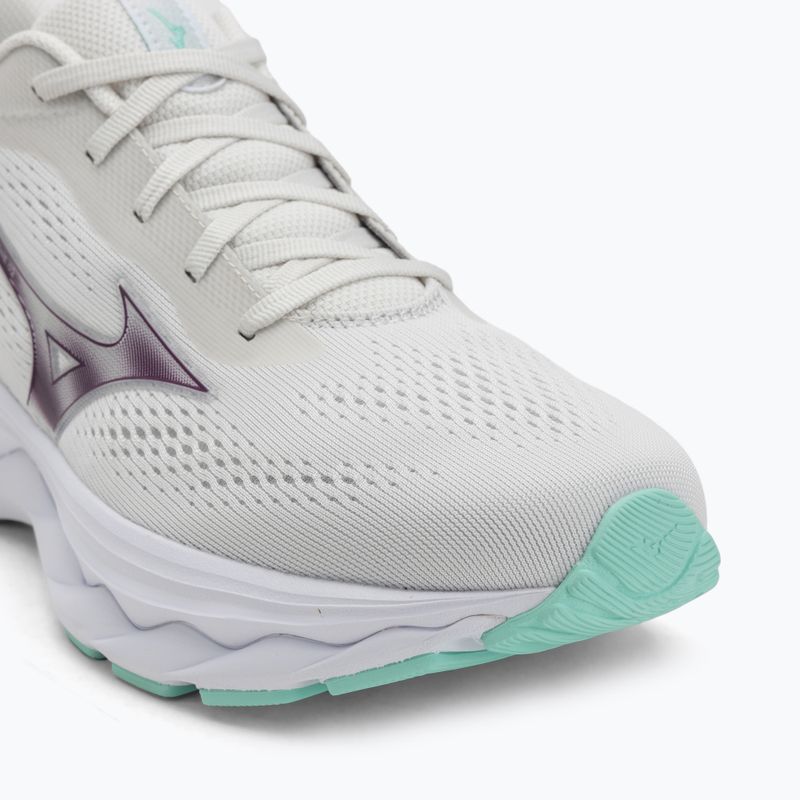 Moteriški bėgimo bateliai Mizuno Wave Serene 2 snow white/dark purple/ice green 7