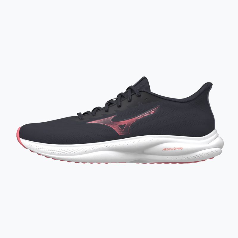 Moteriški bėgimo bateliai Mizuno Revolt 4 baritone blue/striking coral/blue granite 8
