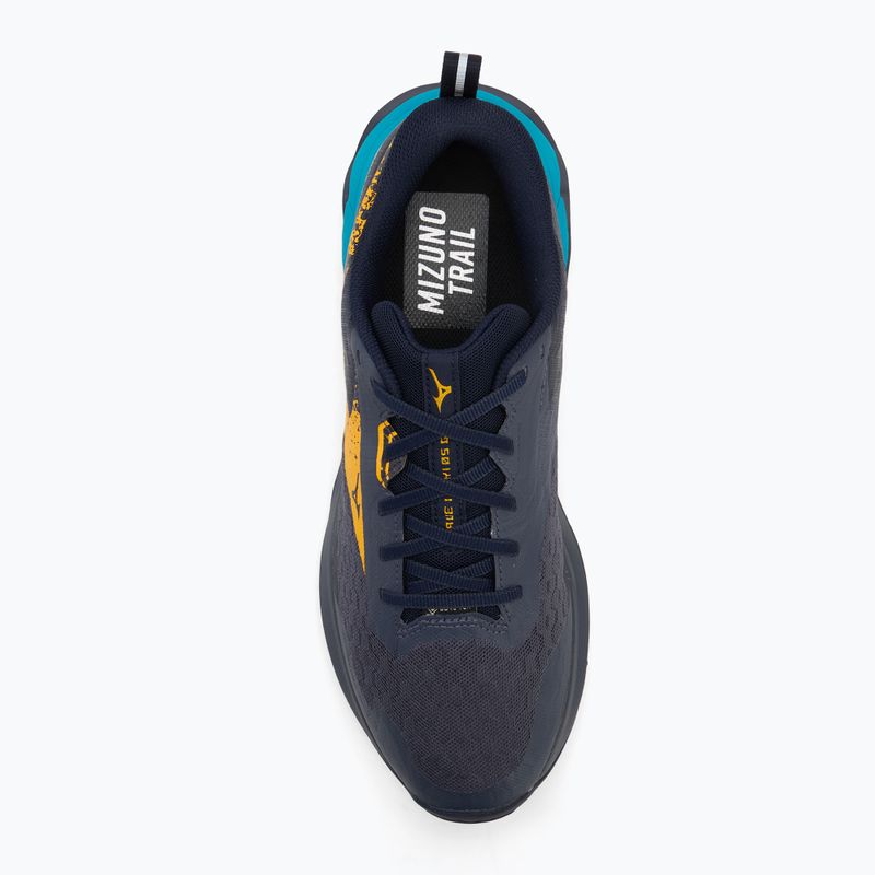 Vyriški bėgimo batai Mizuno Wave Ibuki 5 GTX odyssey gray/citrus/baritone blue 5