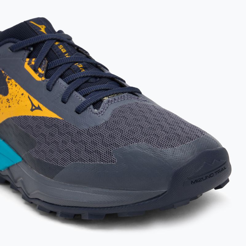 Vyriški bėgimo batai Mizuno Wave Ibuki 5 GTX odyssey gray/citrus/baritone blue 7