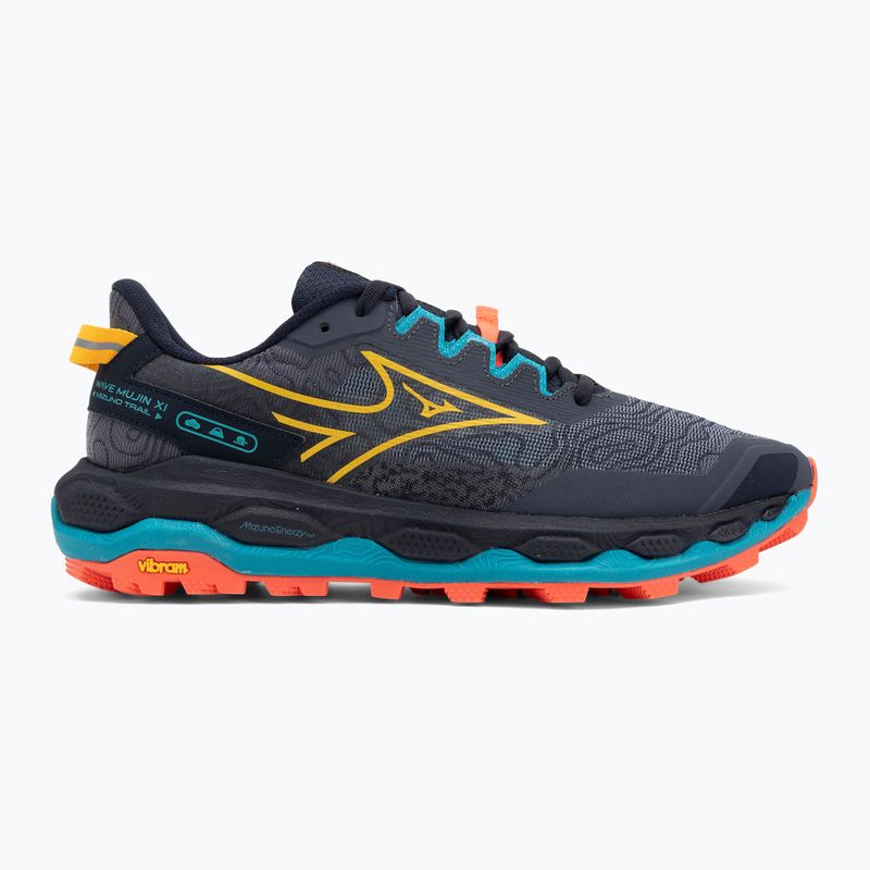 Vyriški bėgimo batai Mizuno Wave Mujin 11 odyssey gray/citrus/fiery coral 2 2
