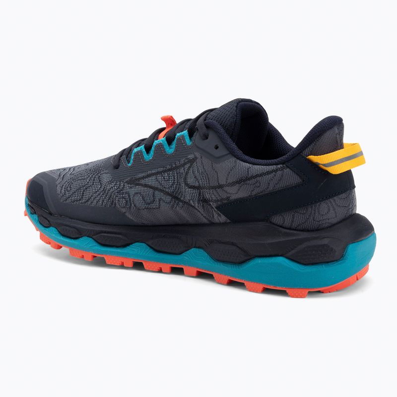 Vyriški bėgimo batai Mizuno Wave Mujin 11 odyssey gray/citrus/fiery coral 2 3