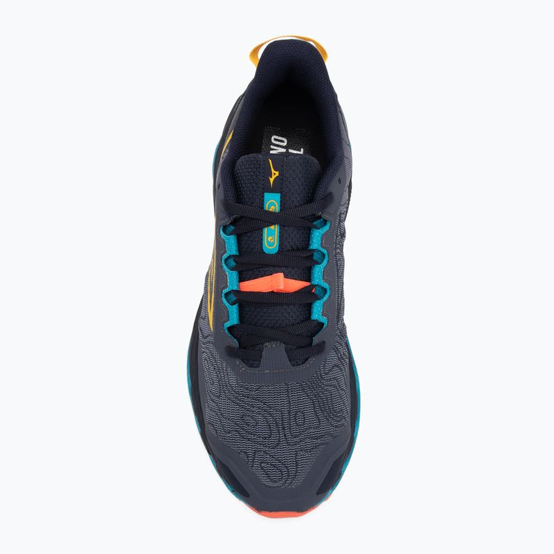Vyriški bėgimo batai Mizuno Wave Mujin 11 odyssey gray/citrus/fiery coral 2 5