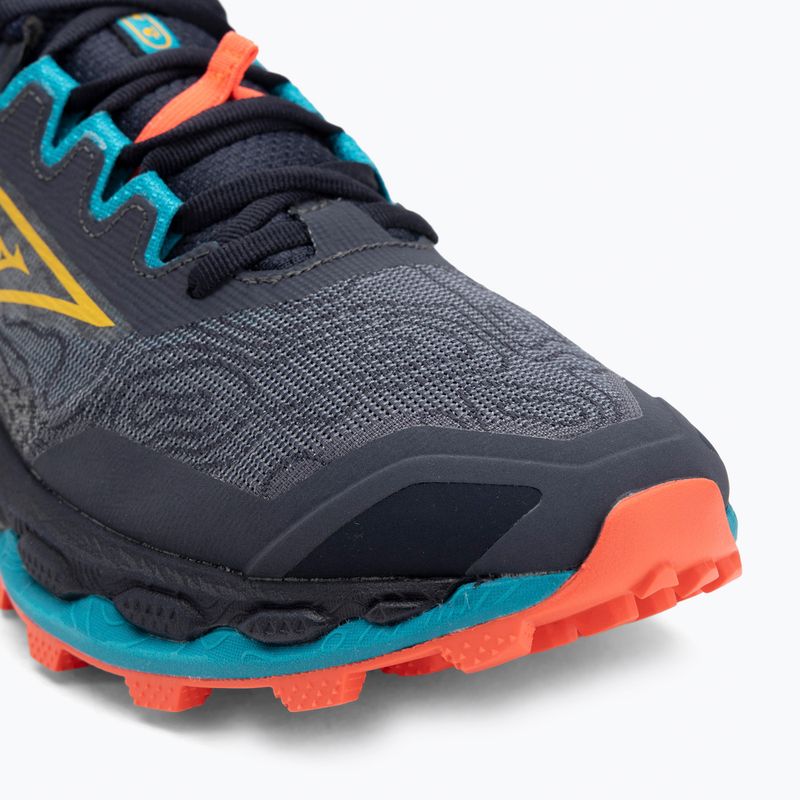 Vyriški bėgimo batai Mizuno Wave Mujin 11 odyssey gray/citrus/fiery coral 2 7