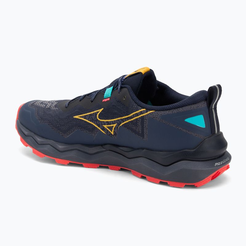 Vyriški bėgimo batai Mizuno Wave Daichi 9 baritone blue/citrus/fiery coral 2 3