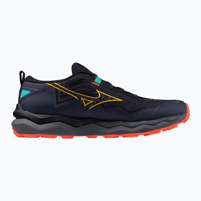 Vyriški bėgimo batai Mizuno Wave Daichi 9 baritone blue/citrus/fiery coral 2 2
