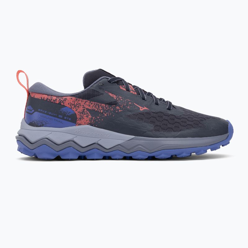 Moteriški bėgimo bateliai Mizuno Wave Ibuki 5 GTX Odyssey grey/calypso coral/iris bloom 2