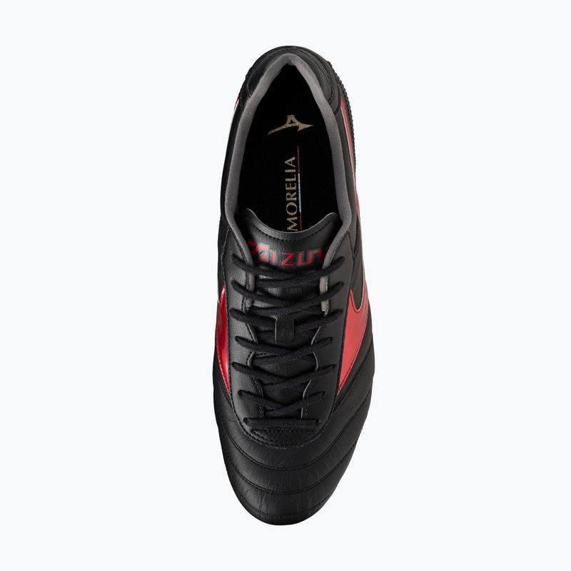 Vyriški futbolo batai Mizuno Morelia II Elite FG black/morelia 40th red/black sand 12