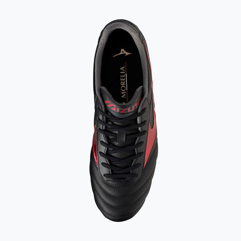 Vyriški futbolo batai Mizuno Morelia II Pro FG black/morelia 40th red/black sand 5