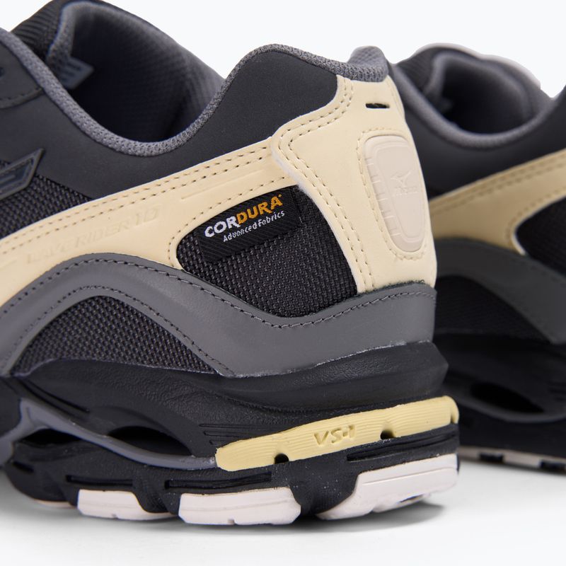Vyriški batai Mizuno Wave Rider 10 Cordura black sand/quiet shade/banana crape 5