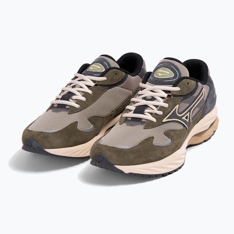 Vyriški batai Mizuno Wave Rider β vintage khaki/black sand/grape leaf 2