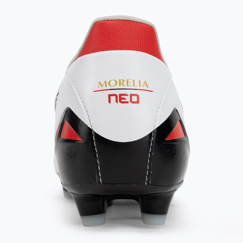 Vyriški futbolo bateliai Mizuno Morelia Neo IV Pro MD white/black/chinese red 6