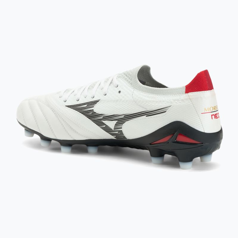 Vyriški futbolo bateliai Mizuno Morelia Neo IV Β Elite MD White/Black/Chinese Red 3
