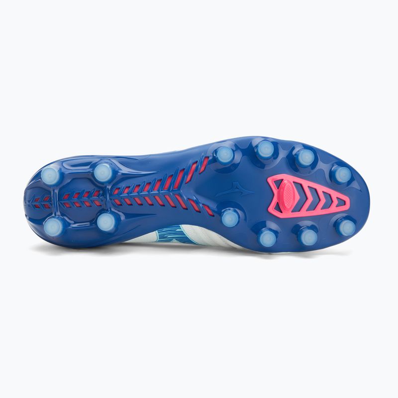 Vyriški futbolo bateliai Mizuno Morelia Neo IV Β Elite MD white/tanager turquoise/pink tetra 4
