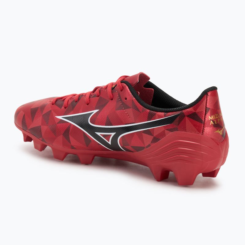 Futbolo batai Mizuno α II Select Md morelia 40th red/black/gold 3