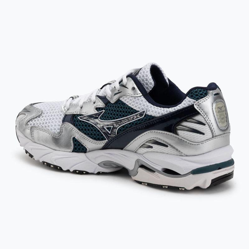 Batai Mizuno Wave Rider 10 white/baritone blue/deep teal 3
