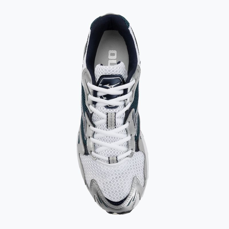 Batai Mizuno Wave Rider 10 white/baritone blue/deep teal 5