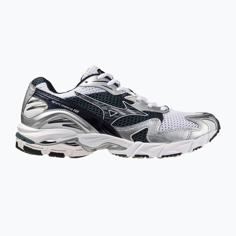 Batai Mizuno Wave Rider 10 white/baritone blue/deep teal 8