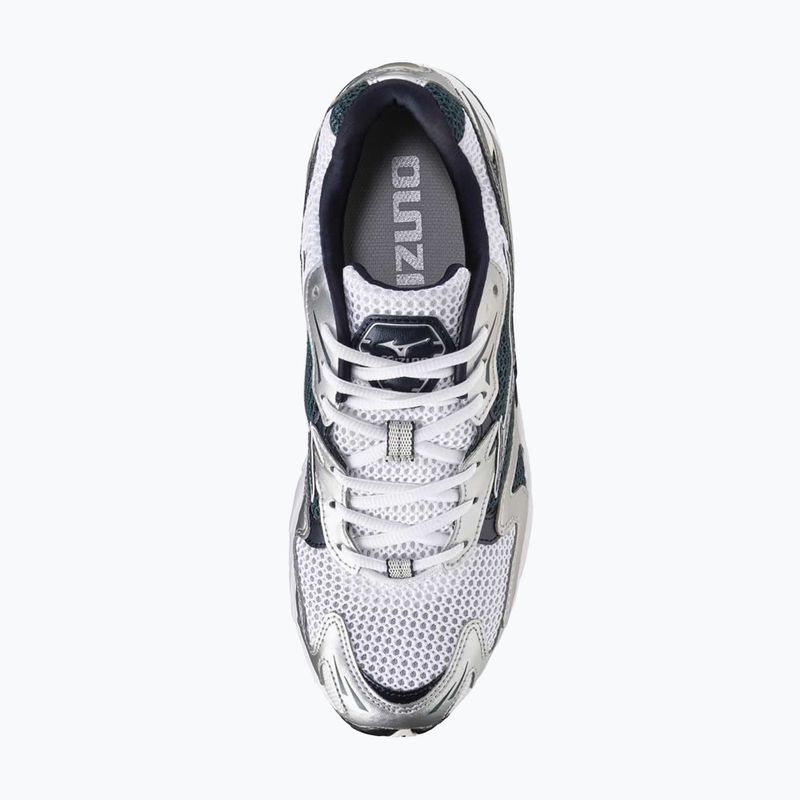 Batai Mizuno Wave Rider 10 white/baritone blue/deep teal 12