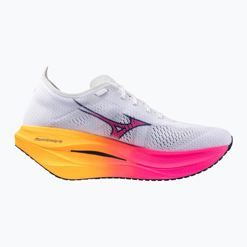 Bėgimo batai Mizuno Wave Rebellion Pro 3 white/pink tetra/tang orange 2