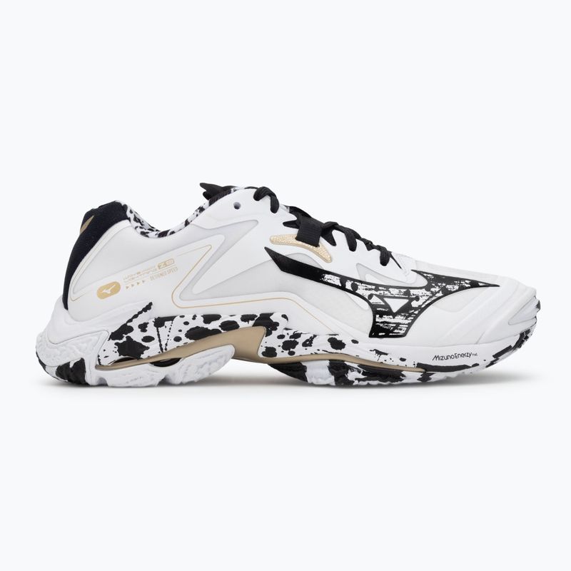 Tinklinio bateliai Mizuno Wave Lightning Z8 white/black/ge gold 2