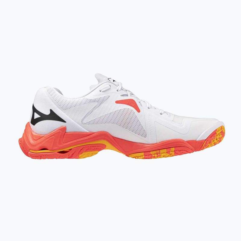 Tinklinio batai Mizuno Wave Lightning Z8 white/fiery coral 2/citrus 2