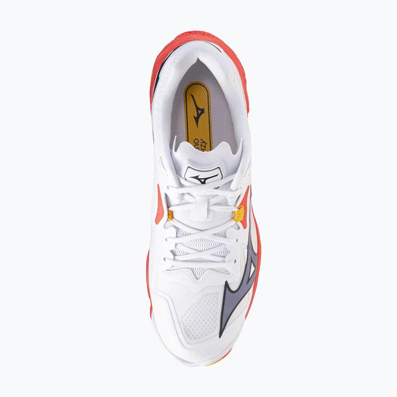 Tinklinio batai Mizuno Wave Lightning Z8 white/fiery coral 2/citrus 5