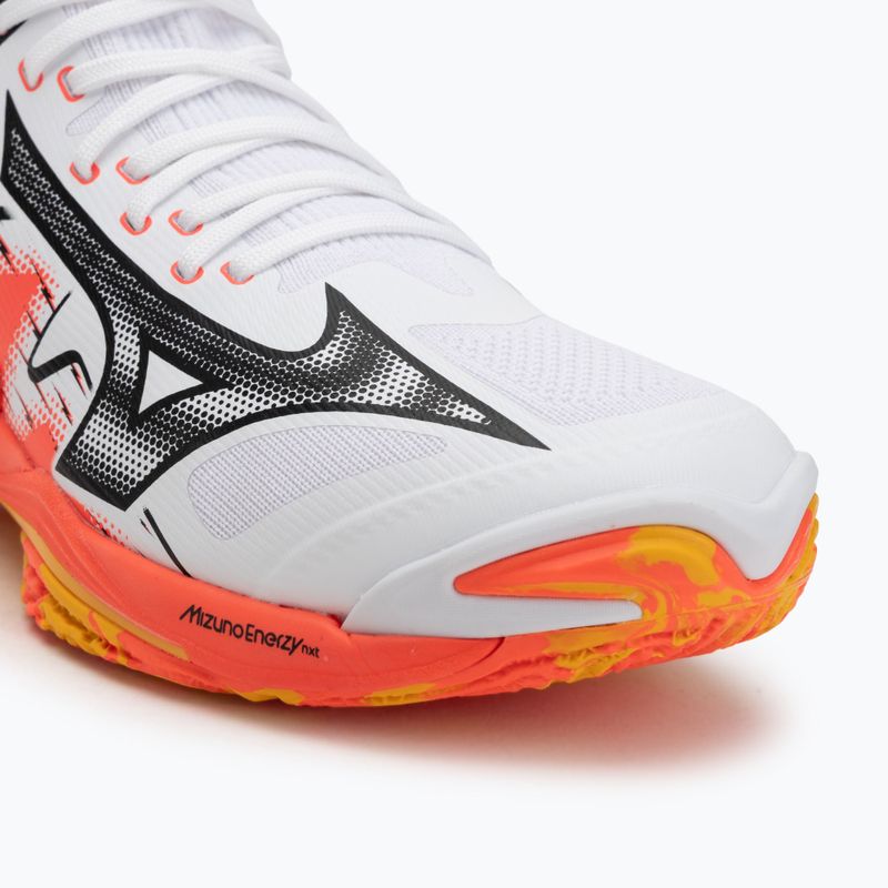 Tinklinio batai Mizuno Wave Lightning Neo 3 white/fiery coral 2/citrus 7