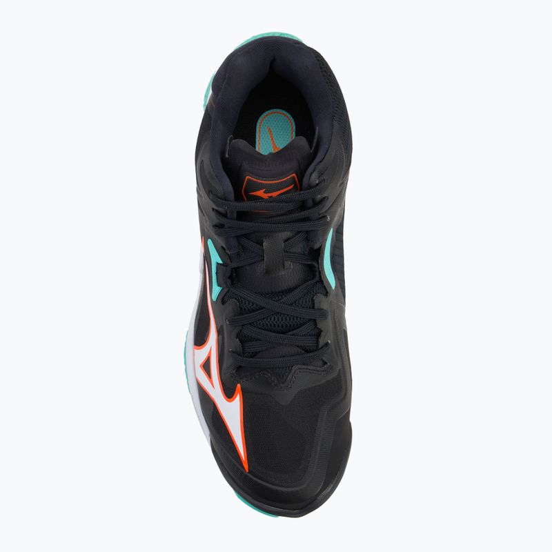 Tinklinio batai Mizuno Wave Lightning Z8 Mid black/tangelo/ice green 5
