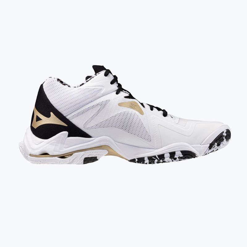 Tinklinio bateliai Mizuno Wave Lightning Z8 Mid white/black/gold 2