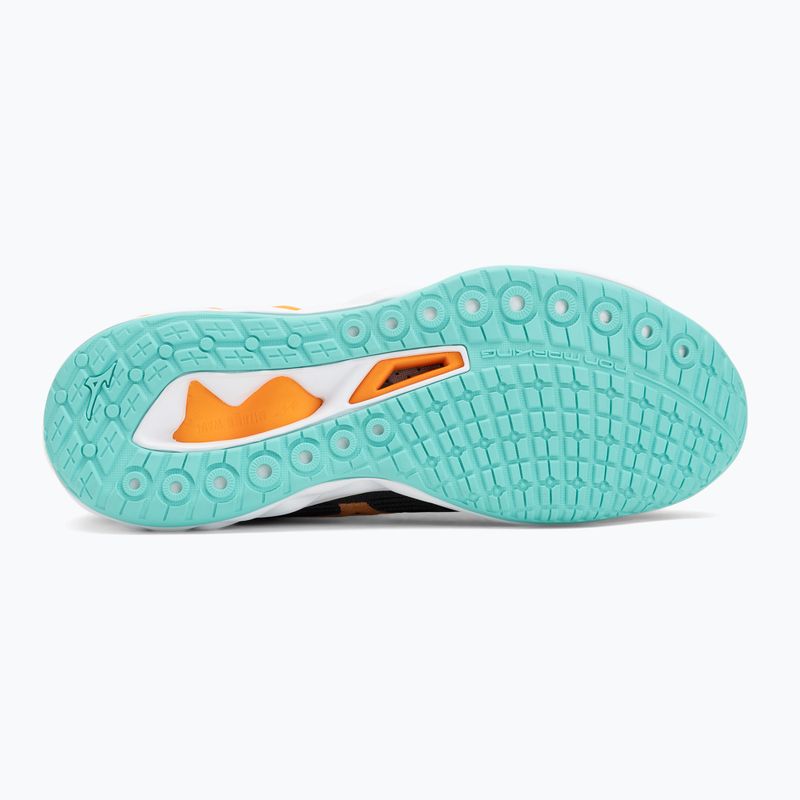 Tinklinio batai Mizuno Wave Luminous 3 black/tangelo/ice green 4