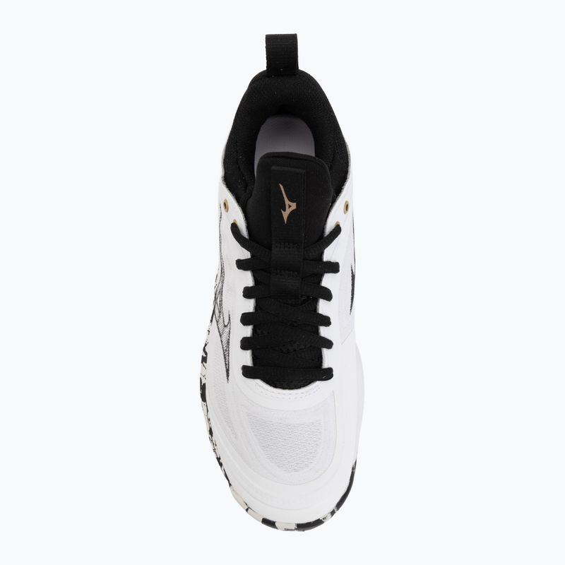 Tinklinio bateliai Mizuno Wave Luminous 3 white/black/ge gold 5