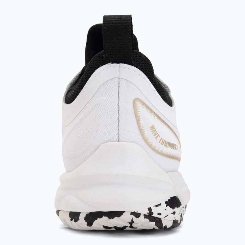 Tinklinio bateliai Mizuno Wave Luminous 3 white/black/ge gold 6