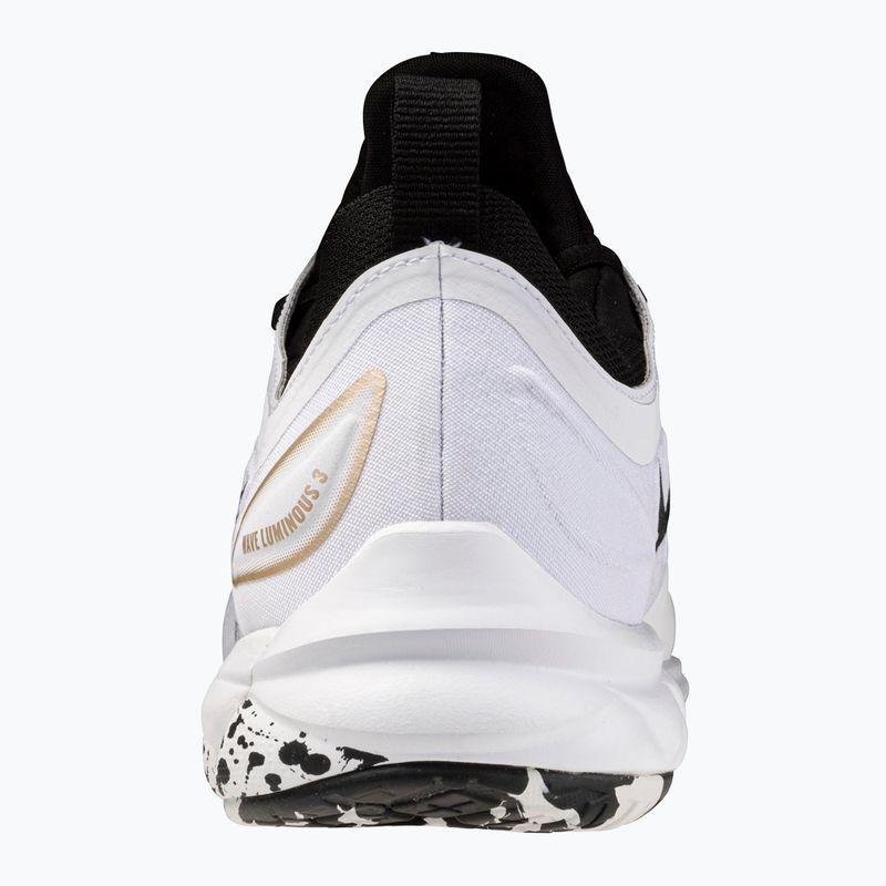 Tinklinio bateliai Mizuno Wave Luminous 3 white/black/ge gold 3