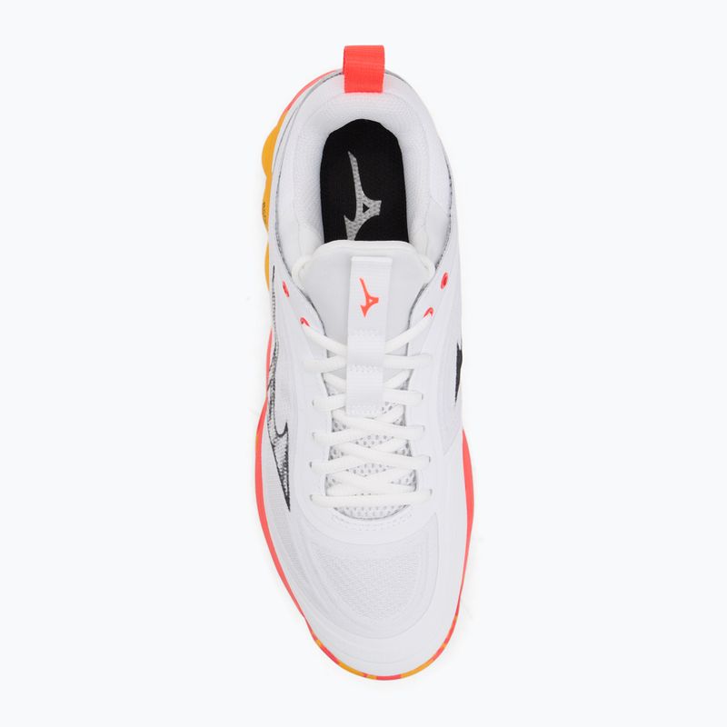 Tinklinio batai Mizuno Wave Luminous 3 white/fiery coral 2/citrus 5