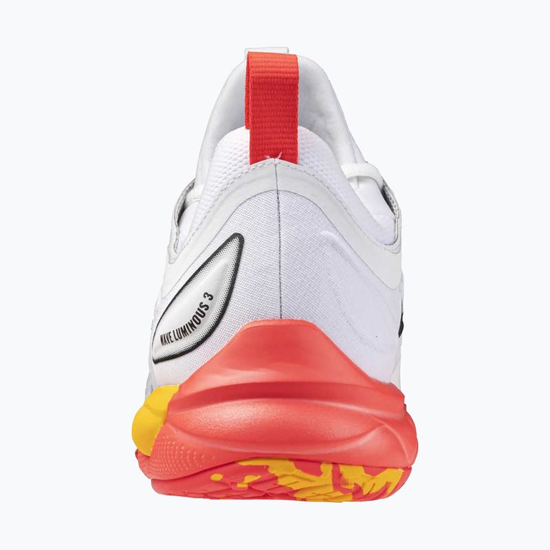 Tinklinio batai Mizuno Wave Luminous 3 white/fiery coral 2/citrus 3